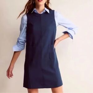 Boden Dark Blue Sleeveless Mini Dress 6R